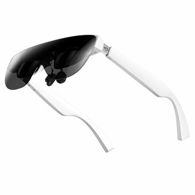 THIKA AiRA XR/AR Glasses with 160" 45FOV 120Hz 5000 Nits, Myopia Adjust, Ultra-Wide Resolution Video Display Glasses for iPhone 17/16/15, Steam Deck, ROG, Switch, Mac, PC, Android & iOS, White