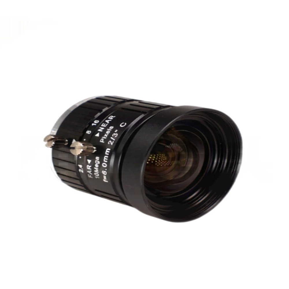 6mm Industrial Lens 2/3 inch Manual Aperture