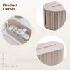 Desk Cord Box Organizer, Top-Slot Easy Plug-in Cable Management, Modern Design, Quality Plastic, Frost White 1 Pcs, for Office and Home Ideal Organization view 2