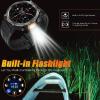 EIGIIS Military Smart Watch for Men Tactical Rugged with Bluetooth Call Flashlight 1.45'' Big Screen Fitness Tracker Heart Rate Sleep Monitor Waterproof Sports Smartwatch iPhone Android view 2