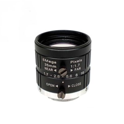 35mm Fixed Focus Industrial Lens 5 megapixel 2/3 inch C-Mount