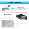 39.4 Inch Square Stainless Steel Cable Raceway Cord Cover, Silvery Cord Channels/Protector/Hider for Home/School/Factory/Office/Garage(30x20mm/1.18x0.79in,S201) view 4