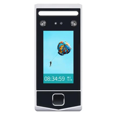 Clocking in Machines for Small Business, 4.3Inch Tft Screen Dynamic Face & Fingerprint Recongintion Machine Door Access Control and Time Attendance System