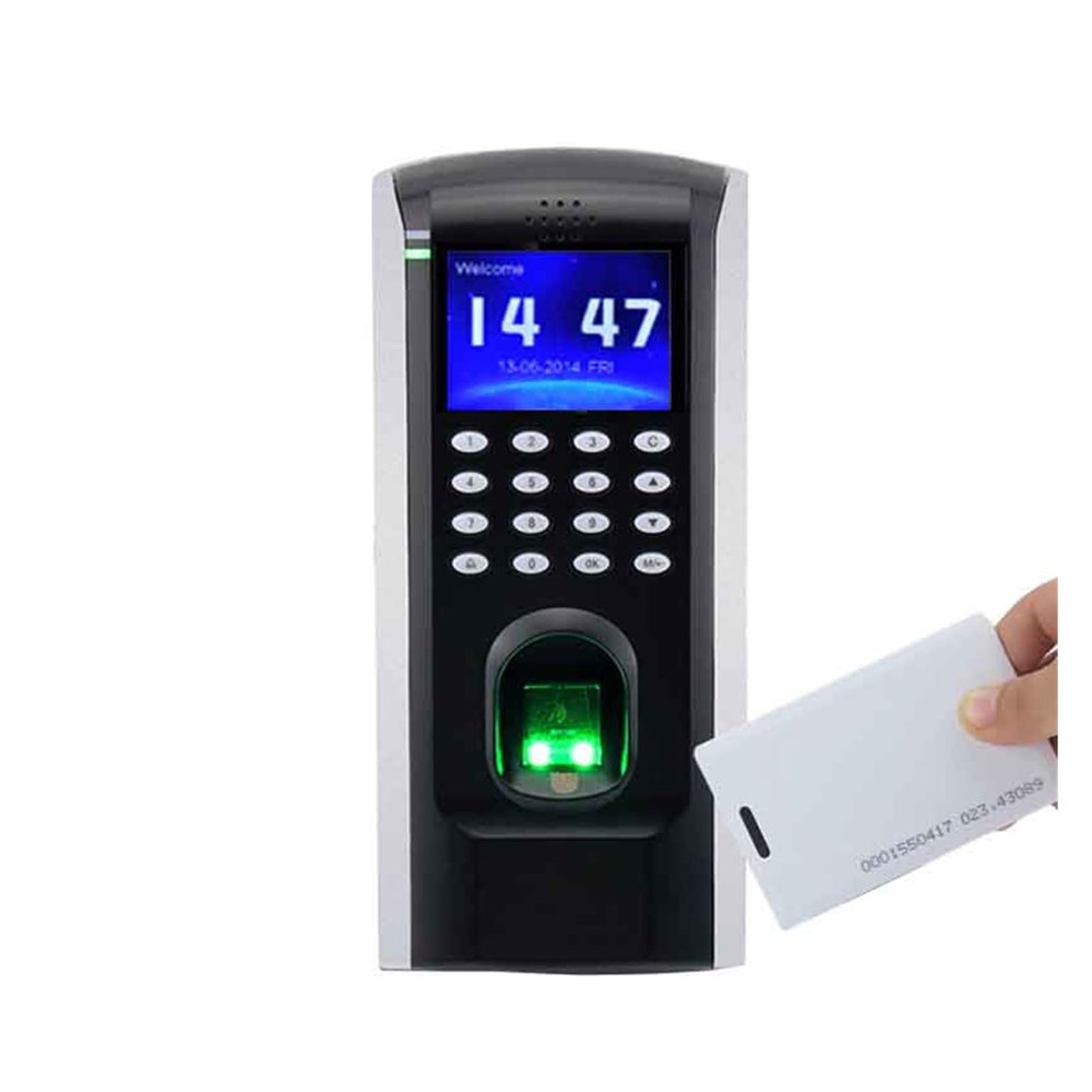 Clocking in Machine, RFID Biometric Fingerprint Access Control and Time Attendance Zk Sf200 2 Inch Tft Color Screen TCP/IP Door Access Control System for Employees,Sf200Idarabic