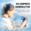 GRABAGECAN Practical Small Desktop Fans Comfortable Fans Digital Display Office Fan Rechargeable Air Cooling Fan Suitable for Home view 2