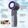 GRABAGECAN Practical Small Desktop Fans Comfortable Fans Digital Display Office Fan Rechargeable Air Cooling Fan Suitable for Home view 4