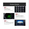Clocking in Machines for Small Business, 2.4 High Resolution Color Display Ta10 Fingerprint Password Id Card Time Attendance Machine and Access Control System Clock in Ma view 4