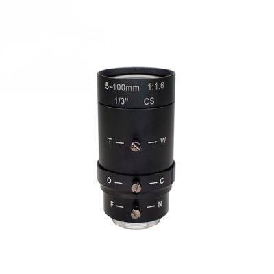 20x Zoom Lens 5-100mm 2MP 1/3 inch CS Mount Camera Lens