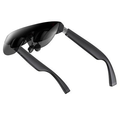 THIKA AiRA XR/AR Glasses with 160" 45FOV 120Hz 5000 Nits, Myopia Adjust, Ultra-Wide Resolution Video Display Glasses for iPhone 17/16/15, Steam Deck, ROG, Switch, Mac, PC, Android & iOS, Black