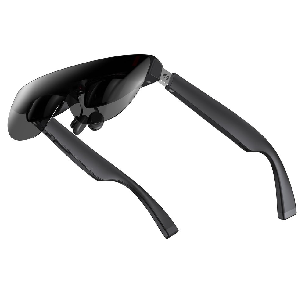 THIKA AiRA XR/AR Glasses with 160" 45FOV 120Hz 5000 Nits, Myopia Adjust, Ultra-Wide Resolution Video Display Glasses for iPhone 17/16/15, Steam Deck, ROG, Switch, Mac, PC, Android & iOS, Black