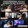THIKA AiRA XR/AR Glasses with 160" 45FOV 120Hz 5000 Nits, Myopia Adjust, Ultra-Wide Resolution Video Display Glasses for iPhone 17/16/15, Steam Deck, ROG, Switch, Mac, PC, Android & iOS, Black view 3