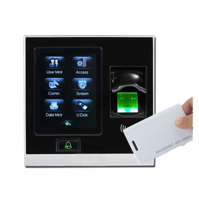 Clocking in Machine, TCP/IP USB Biometric Fingerprint Access Control Time Attendance Recorder Standalone Smart Door Control System for Employees,Sf400 Id