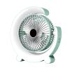 GRABAGECAN 3 Speed Air Cooling Fans with Colorful Light Office Fans Small Desk Fan for Bedroom view 1