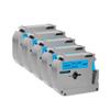10Pcs 12mm M-K231 Compatible Label Tape MK231 MK-231 MK-131 431 631 for Label Printer PT-70 PT-80(5PK Black on Blue) view 1