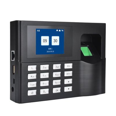 SDVantage Time Clock, Attendance System Fingerprint Tcpip USB Password Office Time Clock Employee Recorder Device Biometric Machine,Clocking in Machine for Employees Small