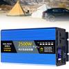 2500W Pure Sine Wave Power Inverter, DC 12V/24V/48V/60V/72V to AC 110V/120V/220V/230V/240V, High Efficiency Car Converter for Home & Vehicle Use view 1