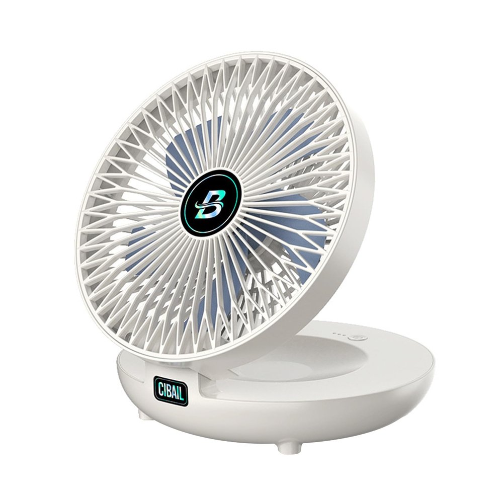 GRABAGECAN Fans, Portable Deformable Fan USB Rechargeable Quiet Pocket Cooling for Office Outdoor Home Travel Folding Small Hand Fan