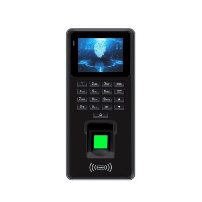 Clocking in Machine, Punch Card Machine Access Control System All-in-One Attendance Access Control Suit Swipe Card Password Fingerprint Electromagnetic Lock Electric Mort