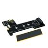 Sintech M.2 NVMe to PCIe 16pin FPC Adapter Card with Heatsink for Raspberry Pi 5 (Support 2230,2242,2280 SSD) view 1