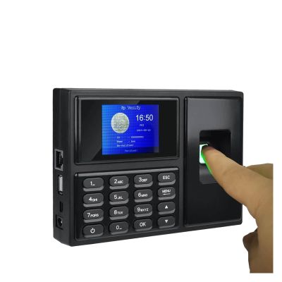 Clocking in Machine, A4 TCP/IP Biometric Fingerprint Employee Time and Attendance Management System Time Clock Punch Clock Machine for Employees,A4Idenglish_A