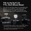 Godox TR-C TTL Hot Shoe Riser for Canon Cameras,0-90 Angle Adjustment,30mm Height Increase, Reduce Lens Shadow Compatible with Godox iT30 Pro C,iT20 C,iT22C,iM30,iM20,iM22 Mini Flash view 3