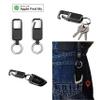 KeyTrack Pro Keychain with Smart Tracker, Men's Keychain Works with Find My App, Heavy Duty Car Key Chains Fob Carabiner, Key Finder GPS Tracker view 4