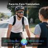 GenXenon Cycling AI Smart Glasses for Men Women, AI Translator Powered by ChatGPT, Support 160+ Languages, Bluetooth Running Sunglasses with Polarized Lenses for Sports Outdoor ActivitiesSiliver view 4