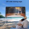 Projector Screen with Stand, Portable Projection Screen 16:9 4K HD Projection Movie Screen with Carry Bag for Indoor and Outdoor, Home Theater(100inch(16:9)) view 2