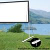 Projector Screen with Stand, Portable Projection Screen 16:9 4K HD Projection Movie Screen with Carry Bag for Indoor and Outdoor, Home Theater(100inch(16:9)) view 3