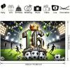 BlissYard Soccer 16th Birthday Banner 71x43 Inch Polyester Party Decor view 3