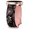 20mm Width Silicone Straps Belt with Dandelions Design for Smartwatches Repalcement Accessory Women's Sports Watch Straps view 1