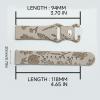 20mm Width Silicone Straps Belt with Dandelions Design for Smartwatches Repalcement Accessory Women's Sports Watch Straps view 3