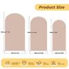 7.2 ft Arch Backdrop Cover Nude Blush - Double-Sided Spandex Arch Covers Stretchy Backdrop for Balloon Arches Birthday Party Baby Shower Banquet Wedding Photo Background view 2