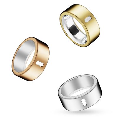 Cover Compatible for Oura Ring Gen 4/Gen 3 Horizon/Gen 3 Heritage,(NOT Compatible with Oura Ring 4-Ceramic), Charging Directly,TPU Finger Protector for Workout Women Men-Gold+Silver+Rosegold-Size 13