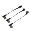 Treayes M;ic/ro USB Data Cable, Flat Cable, car Mounted Upper, Lower, Left and Right Elbows, All Soft Ribbon Cable for Andr(0.1M,AMRI-V8UP) view 4