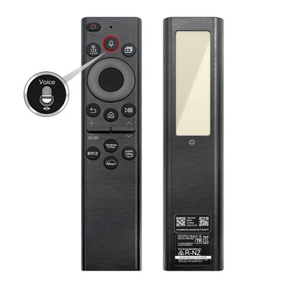 BN59-01385A Solar Voice Remote New Replacement Compatible with Samsung Frame Smart TV Remote with Bluetooth Rechargeable Solar Cell, Compatible with Samsung Neo LED 4K Ultra HD TV, Black