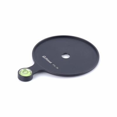Tripod Add-on Spirit Level Plate Circular Offset Leveling 76/60/50mm Diameter Metal Base Bubble Leveler, Compatible with, Benro, Gitzo, for Tripod/Head (76mm)