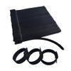 200 PCS 6 Inches Black Reusable Cable Ties, Adjustable Cord Straps, Cable Organizer, Cord Wrap and Hook Loop Cords Management view 1