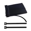 100 PCS 8 Inches Black Reusable Cable Ties, Adjustable Cord Straps, Cable Organizer, Cord Wrap and Hook Loop Cords Management view 1