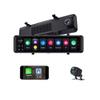 12" Car DVR Rearview Mirror Dash Cam Car Camera Front Rear Full HD 1080P Android 14.0 OS 8Core RAM 4GB+ROM 64GB Carpaly Android Auto WiFi Network GPS Navigation Offline Map 24/7h Parking Mode ADAS view 1