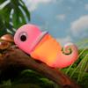 Myratts Night Light for Kids, Cute Soft Silicone Chameleon Lamp, Dimmable Timer Nursery Portable Kawaii Lamps, Bedside Lamp for Baby Toddler Adult(Chameleon - Purple) view 1