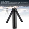 Sanpyl Portable Desktop Mini Tripod, Aluminum Alloy Foldable Desk Tripod Stand with 1/4in Screw Interface, for Phone Clamp Camera Action Camera view 3