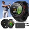 Garmin Approach S70 (Black, 47mm) Golf GPS Watch | Premium Smartwatch with AMOLED Display, Virtual Caddie & Playslike Distance | Bundle with PlayBetter Screen Protectors & Portable Charger (Renewed) view 2