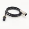 16.4Ft GX12 4Pin Female to Male Aviation Connector Cable,Metal Circular Adapter PVC Connector 5A/125V,12mm for Electrical and Electronic Connections AWG22 Cable 5M view 2