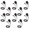 Arrowmax 10 Packs APM350-M1 Waterproof IP56 Waterproof Plus Size Shoulder Speaker Microphone Compatible with Motorola CP200D CP100D R2 DEP450 BPR40D CP200 CP185 BPR40 Yaesu FT-65 FT-25 FT-4X/V view 1