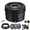 Sony FE 50mm f/2.5 G Lens (SEL50F25G) Compact Portrait and Street Photography EMount Lens + Filter Kit + Cap Keeper + Cleaning Kit + More view 1
