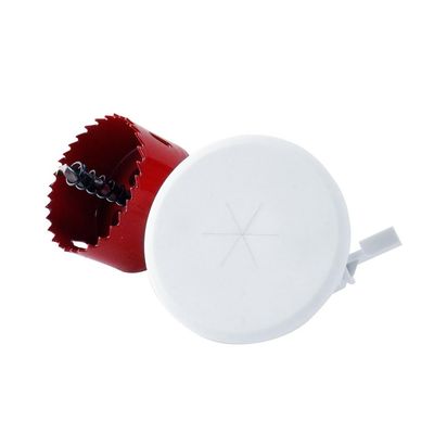 Construct Pro SpeedyZ Screw-in Cable Pass Through Port  White, 1.125" Inner Diameter, 2.5" Outer Diameter, Includes 2-1/8" Hole Saw  Low Profile, Paintable Wall Plate with Rubber Grommet