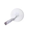 Construct Pro SpeedyZ Screw-in Cable Pass Through Port  White, 1.125" Inner Diameter, 2.5" Outer Diameter, Includes 2-1/8" Hole Saw  Low Profile, Paintable Wall Plate with Rubber Grommet view 2