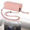 BaotyJie Camera Carrying Case Portable,Compact,Large Capacity Accessories Carry Bag Sturdy Holder Waterproof Handbag Travel, Pink view 3