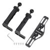 Dual Handle Underwater Camera Tray, Aluminium Alloy Handheld Stabilizer Tray Handle Grip for LED Video Light view 1
